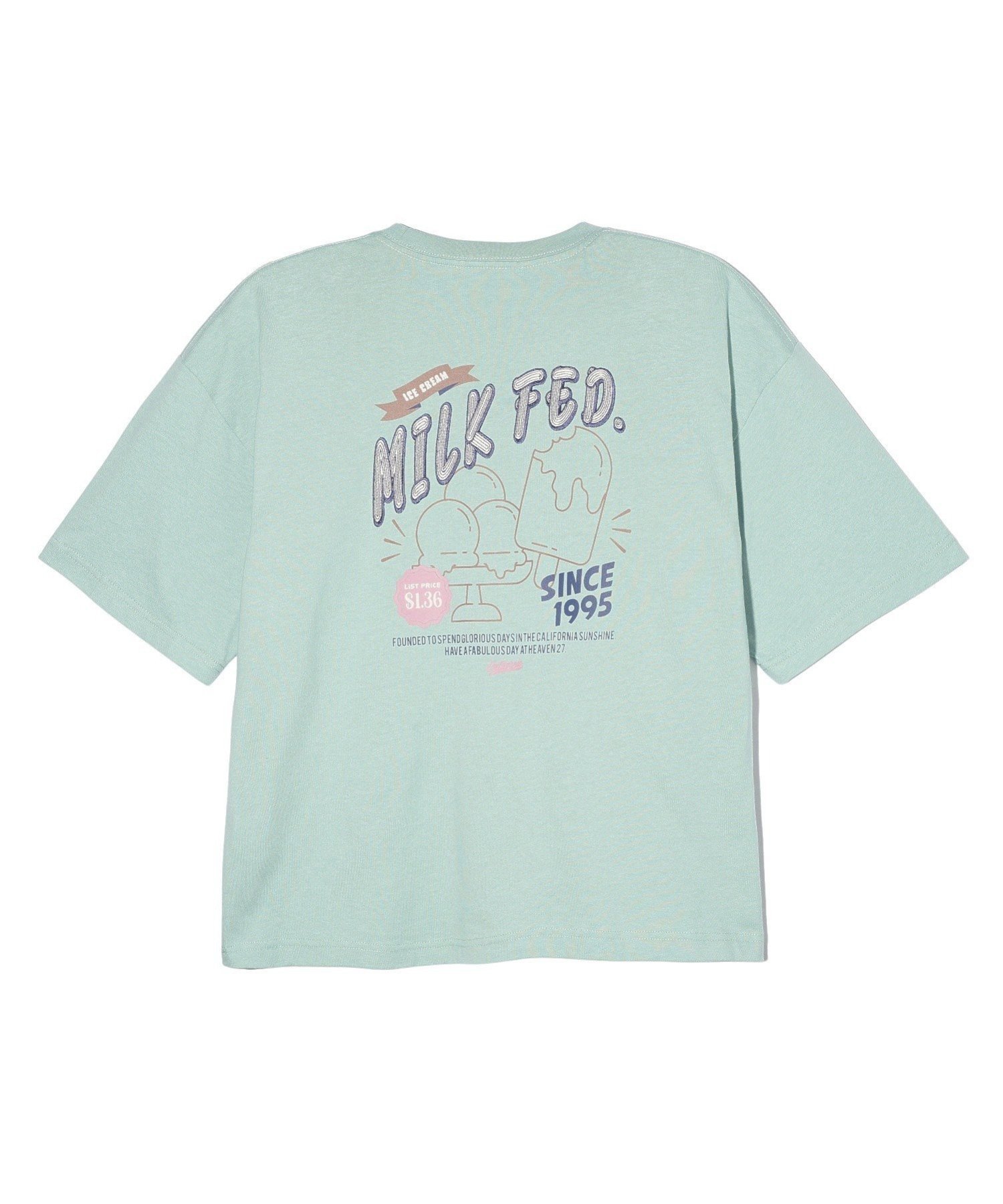 MILKFED. ICE CREAM WIDE S/S TEE MILKFED. ߥ륯ե ȥåץ åȥT ꡼ ...