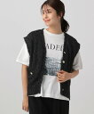 【SALE/40%OFF】Elura ニットツイードベスト 130788 エルーラ トップス ベスト・ジレ ブラック グレー【送料無料】
