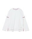THOM BROWNE <公式> RUGBY FIT LONG SLEEVE TEE トムブラウン トップス カットソー・Tシャツ ホワイト【送料無料】