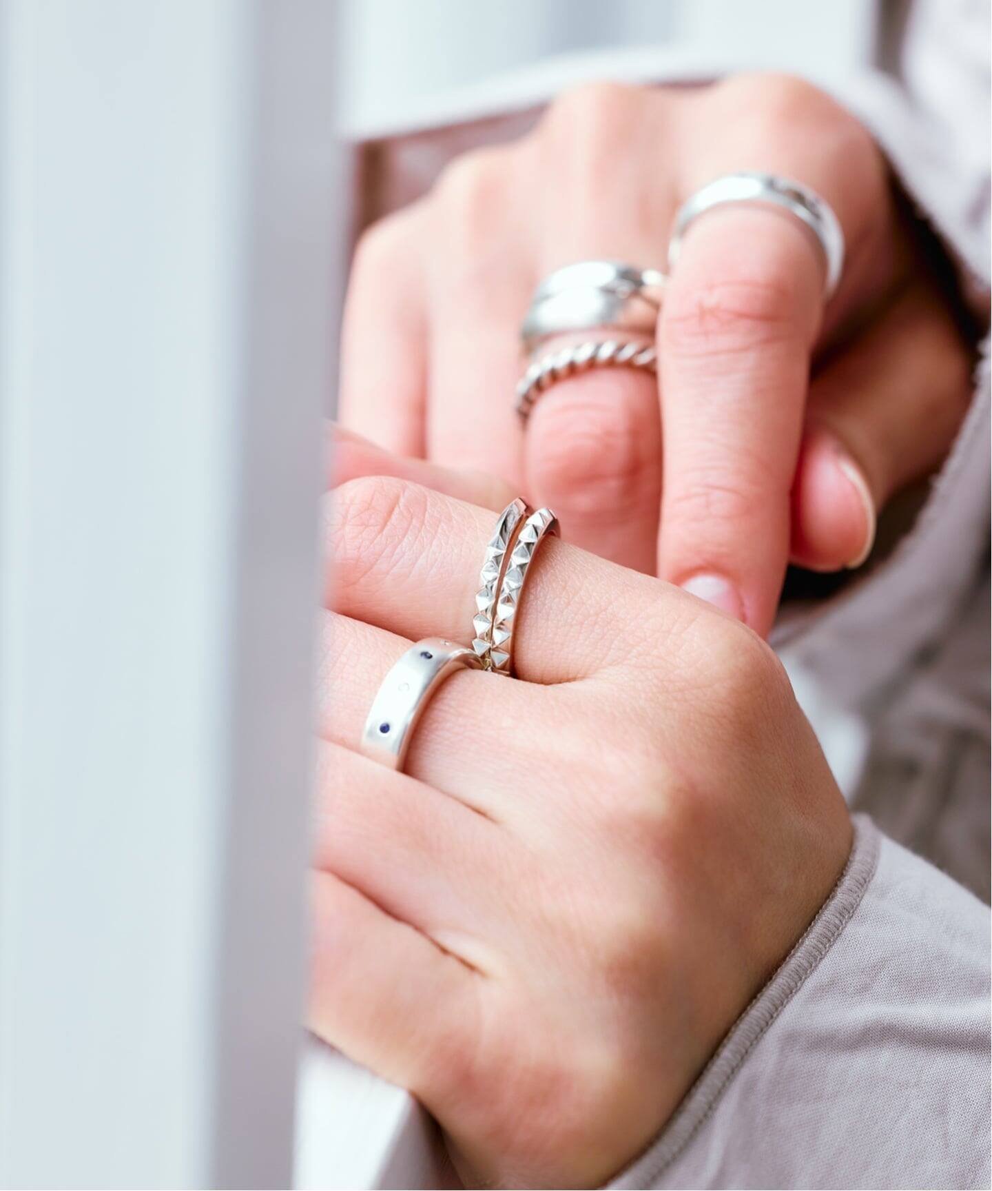 WORLDLY-WISE 【BYSMITH / バイスミス】TRIANGLE/STUDS 925 RING:リング ワールドリーワイズ アクセサリー・腕時計 リング・指輪 シルバー