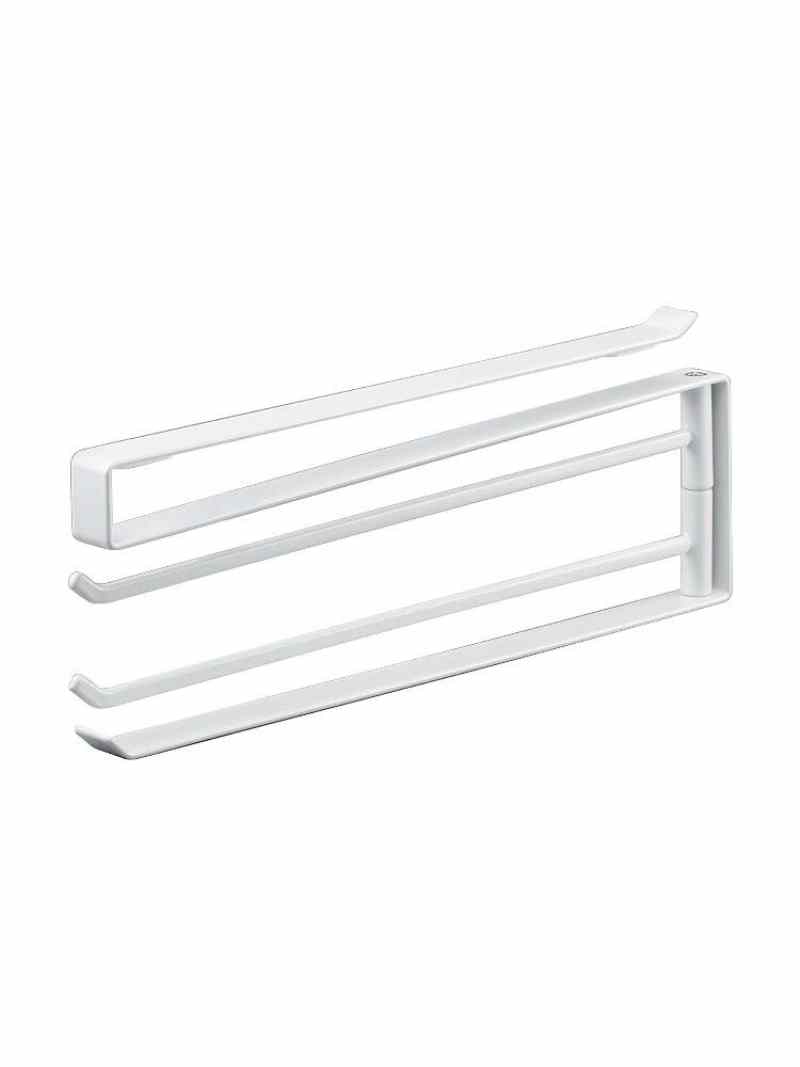 212 KITCHEN STORE 戸棚下布巾ハンガー WH 山崎実業 <tower タワー> トゥーワントゥーキッチンストア インテリア・生活雑貨 収納用品・棚・ラック ホワイト [2]