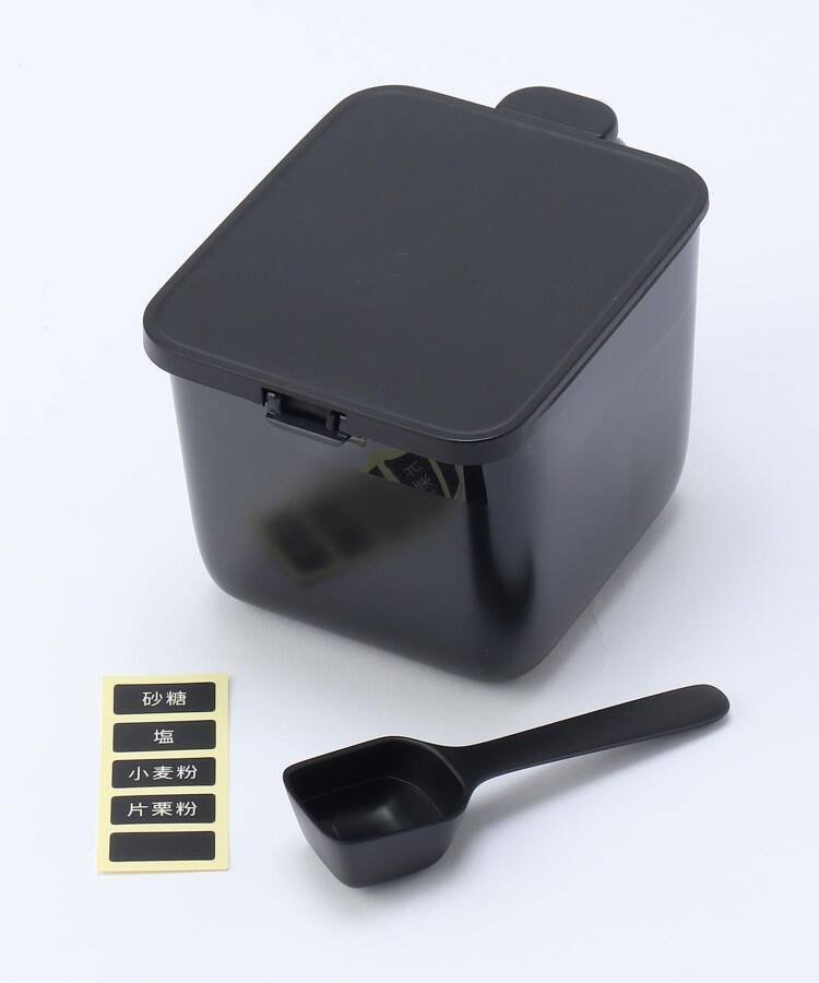 212 KITCHEN STORE 調味料ポット ワイド J921 BK ＜marna マーナ＞ トゥーワントゥーキッチンストア 食..