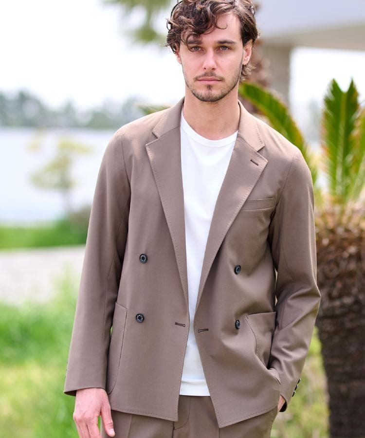 【SALE／30%OFF】DRESSTERIOR 【セットアップ可/Monomax4月号掲載】クールタッチ クイックドライイージージャケット ドレステリア ジャケット・アウター テーラードジャケット・ブレザー【送料無料】