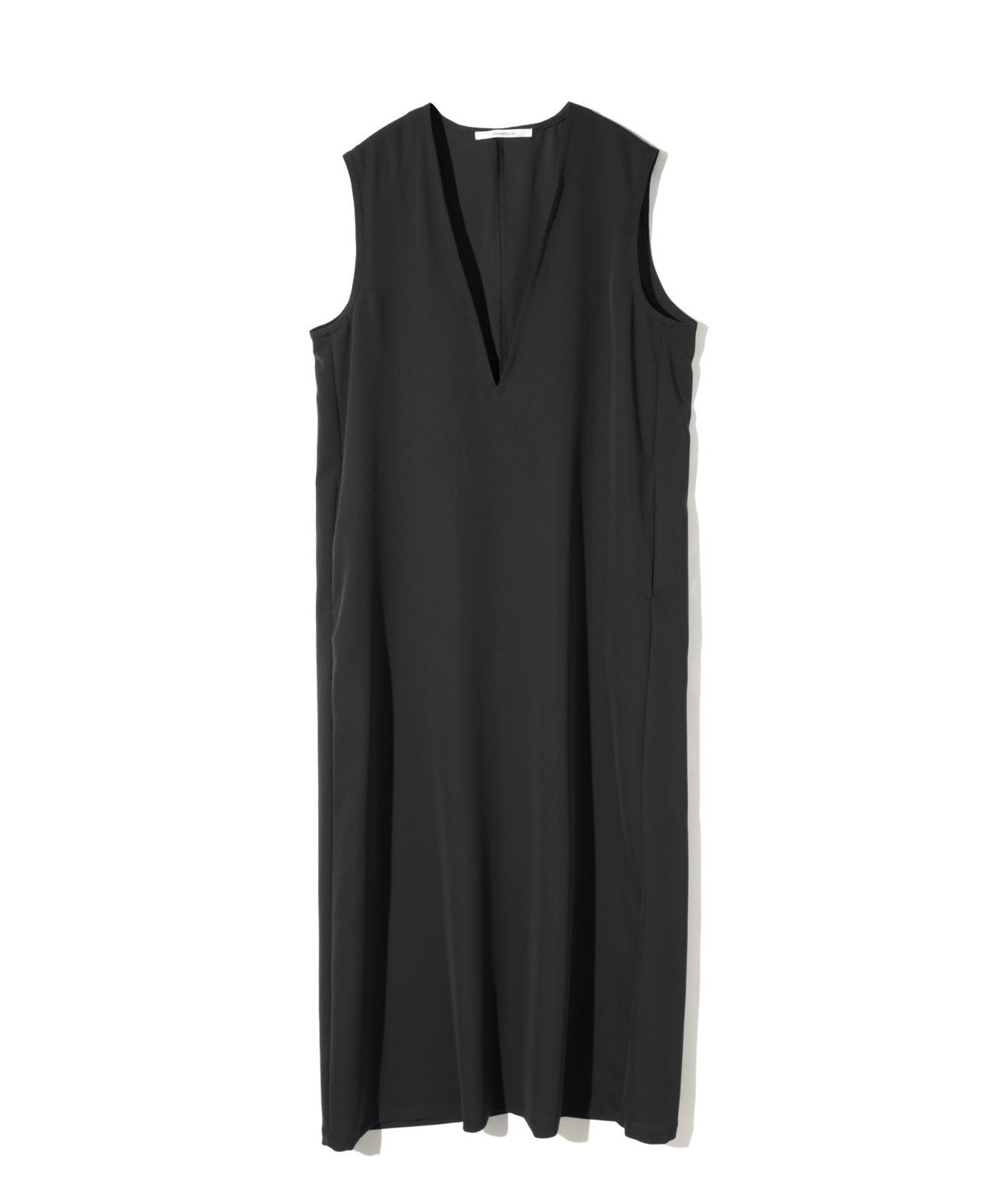 MIDIUMISOLID MIDIUMISOLID for Ladies 2WAYスキッパーワンピース マーコート ワンピース・ドレス ワンピース ブラック グレー