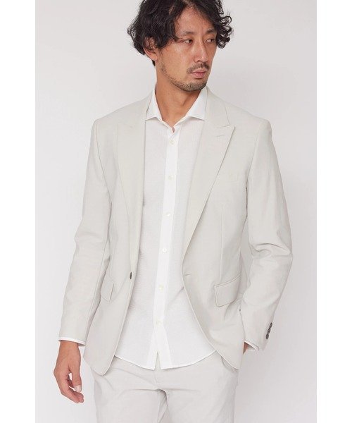 【SALE／30%OFF】HIGH STREET HIGH STREET∴4WAYバーク柄ピークラペルジャケット トルネードマート ジャケット・アウター テーラードジャケット・ブレザー カーキグリーン ホワイト ブラック【送料無料】