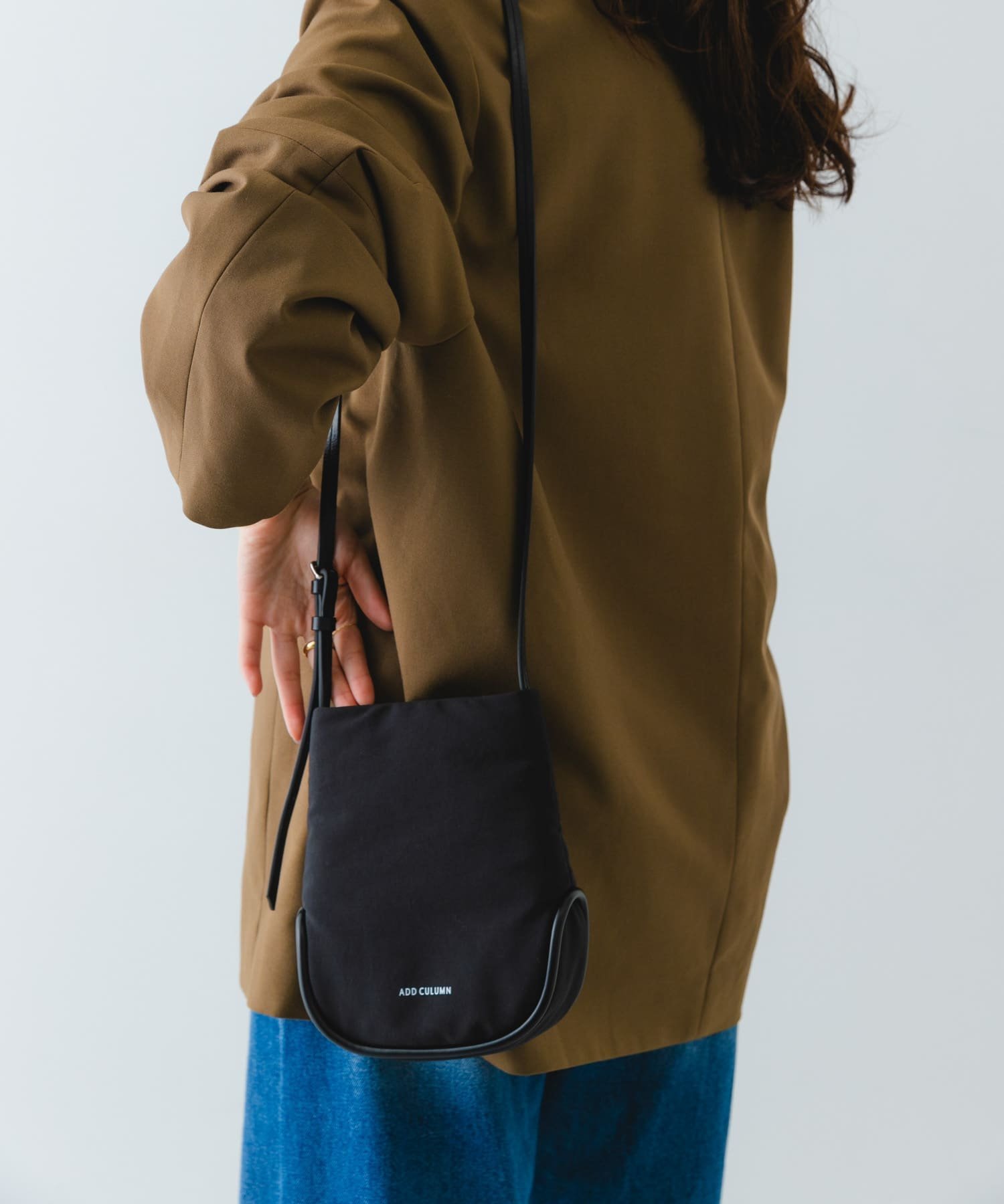 【SALE／46%OFF】RODE SKO ADD CULUMN ROLLA POCHETTE FABRIC ロデスコ バッグ ショルダーバッグ ブラック【送料無料】