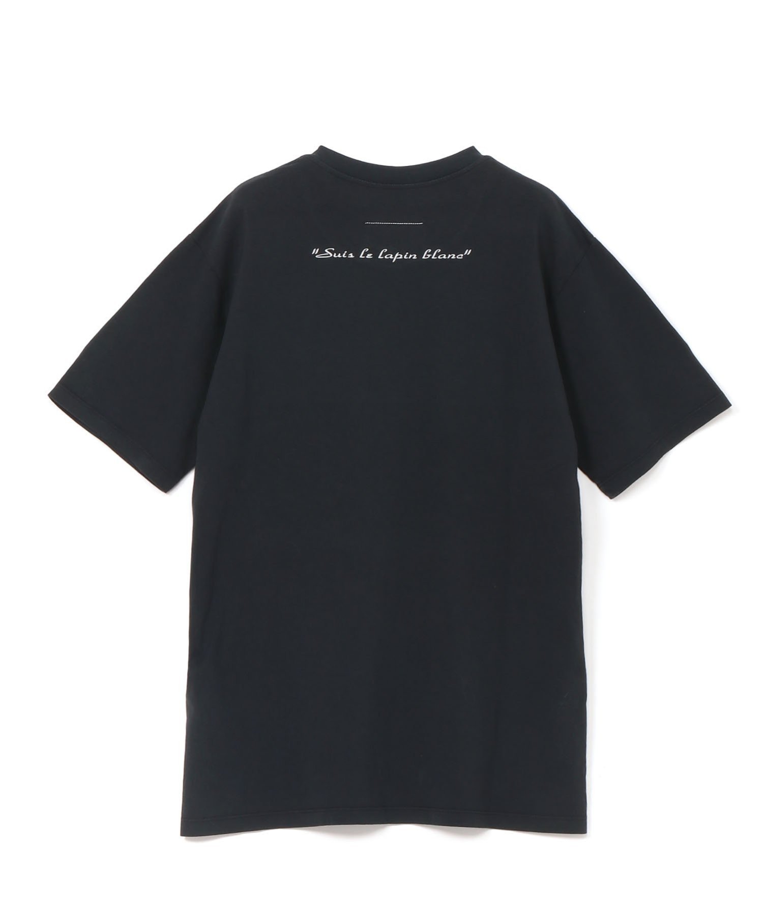 【SALE／40%OFF】MM6 Maison Margiela ホワイトラビットプリント Tシャツ エムエムシックス トップス カットソー・Tシャツ ブラック【送料無料】
