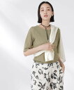 【SALE/30%OFF】NANO universe カットサッカークルーネックTシャツ ナノユニバース トップス カットソー・Tシャツ ベージュ ホワイト ブラック