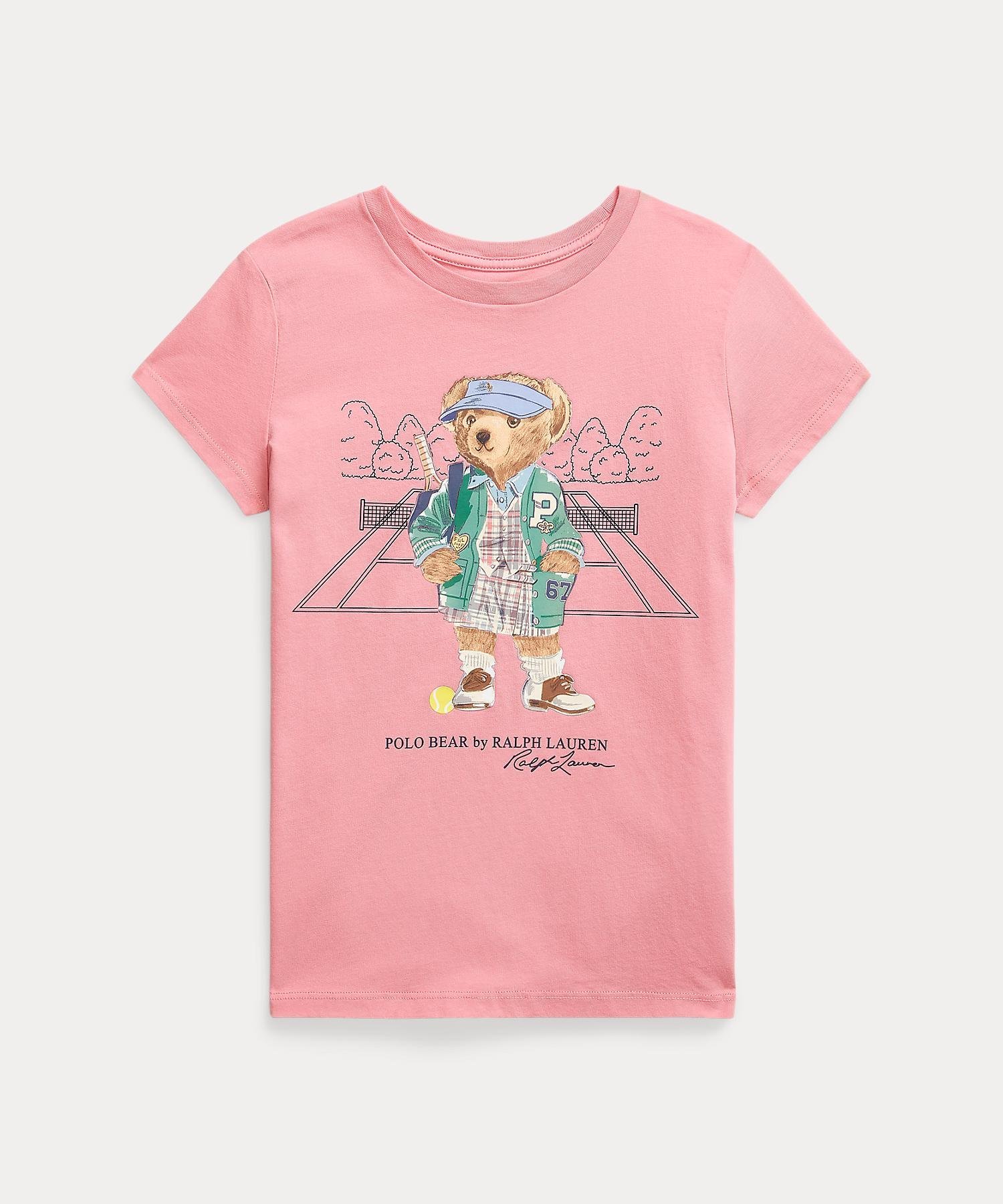 POLO RALPH LAUREN (ガールズ 7才~16才)Polo ベア コットン ジャージー Tシャツ ラルフローレン トップス カットソー・Tシャツ ピ...