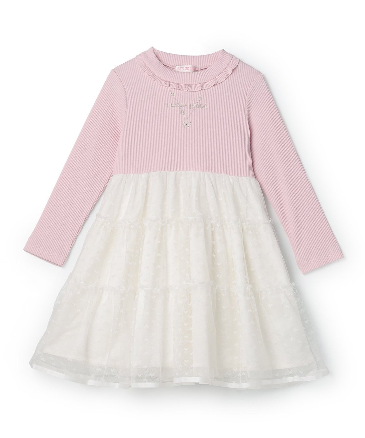 mezzo piano 【福袋A】チュール ドッキングワンピース ナルミヤオンライン ワンピース・ドレス ワンピース ピンク【送料無料】のサムネイル