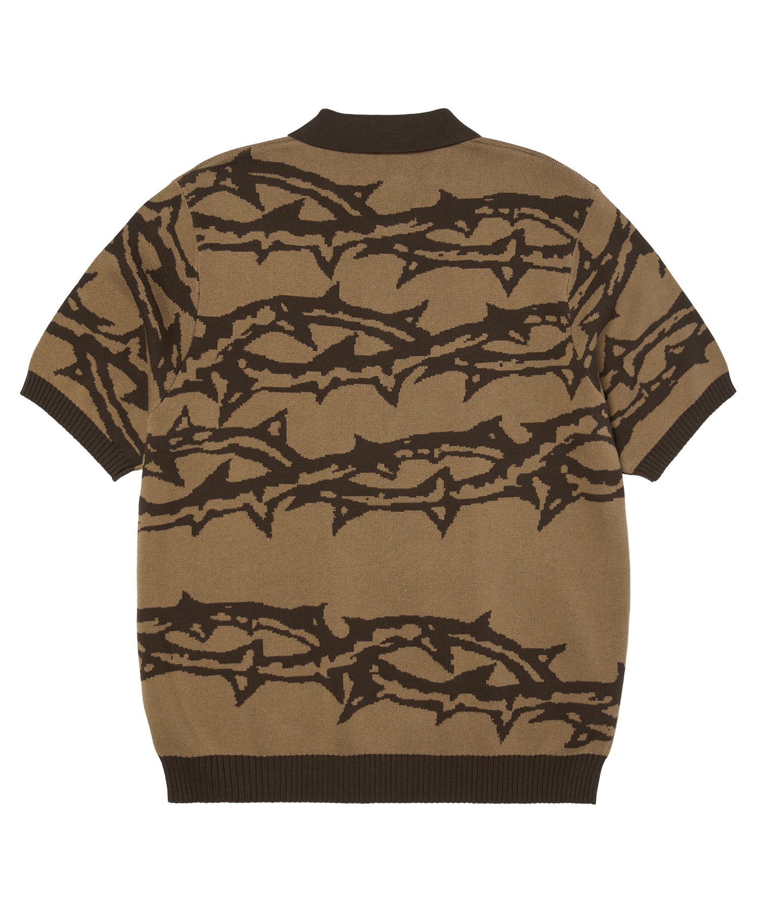 FANTASIES KNIT SS TOP / HUF ハフ ニット ハフ トップス カットソー・Tシャツ ブラウン