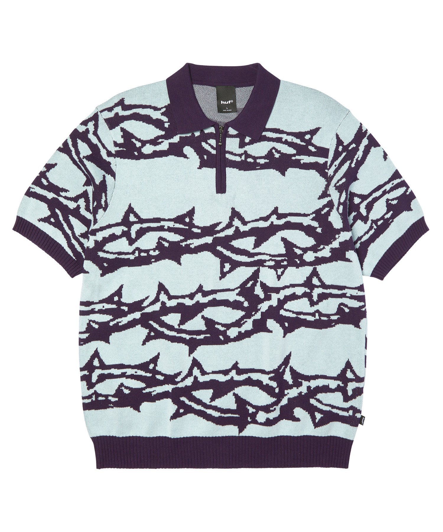 FANTASIES KNIT SS TOP / HUF ハフ ニット ハフ トップス カットソー・Tシャツ ブラウン