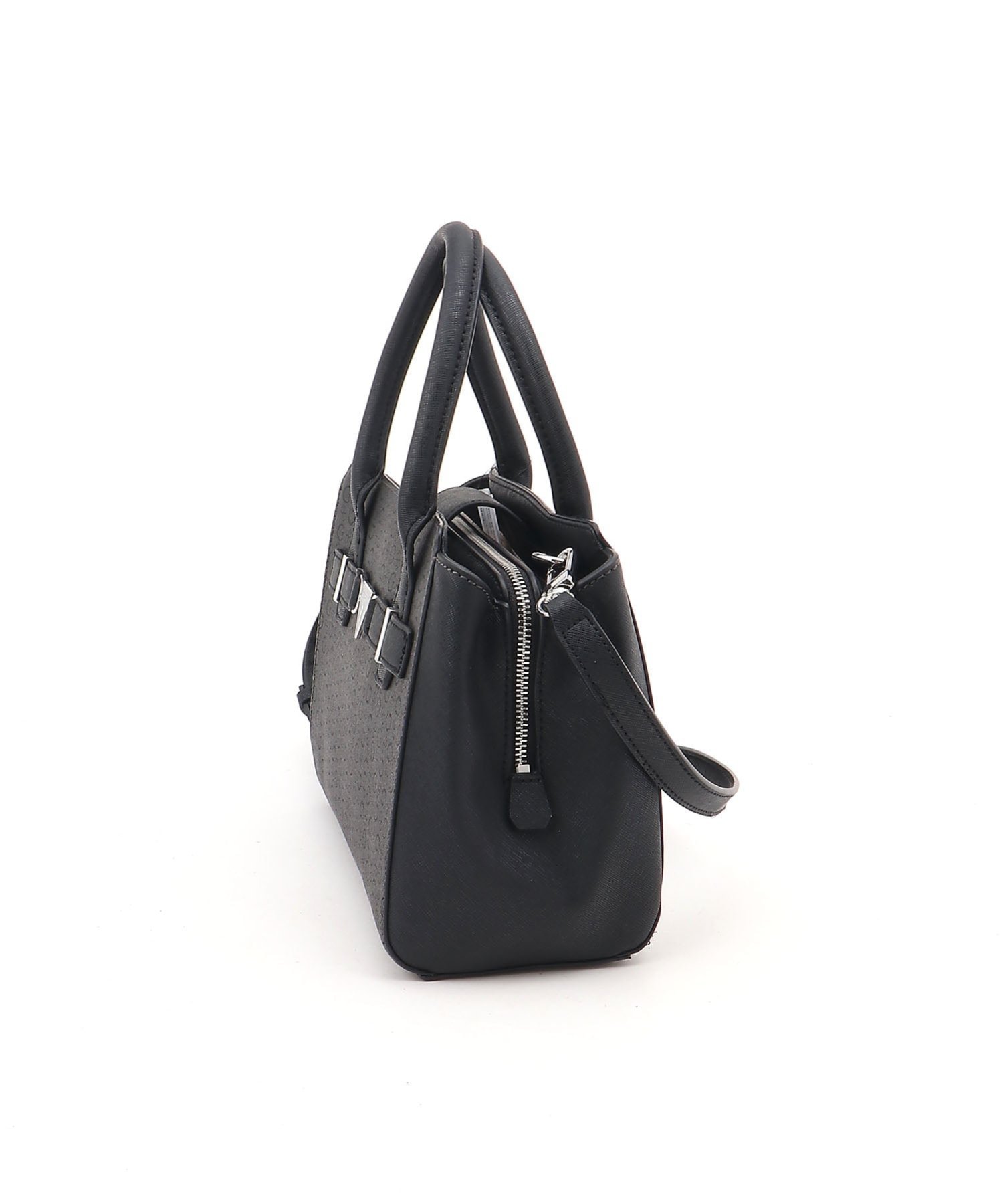 GUESS/(W)LAGUNA Satchel ゲス バッグ ショルダーバッグ グレー
