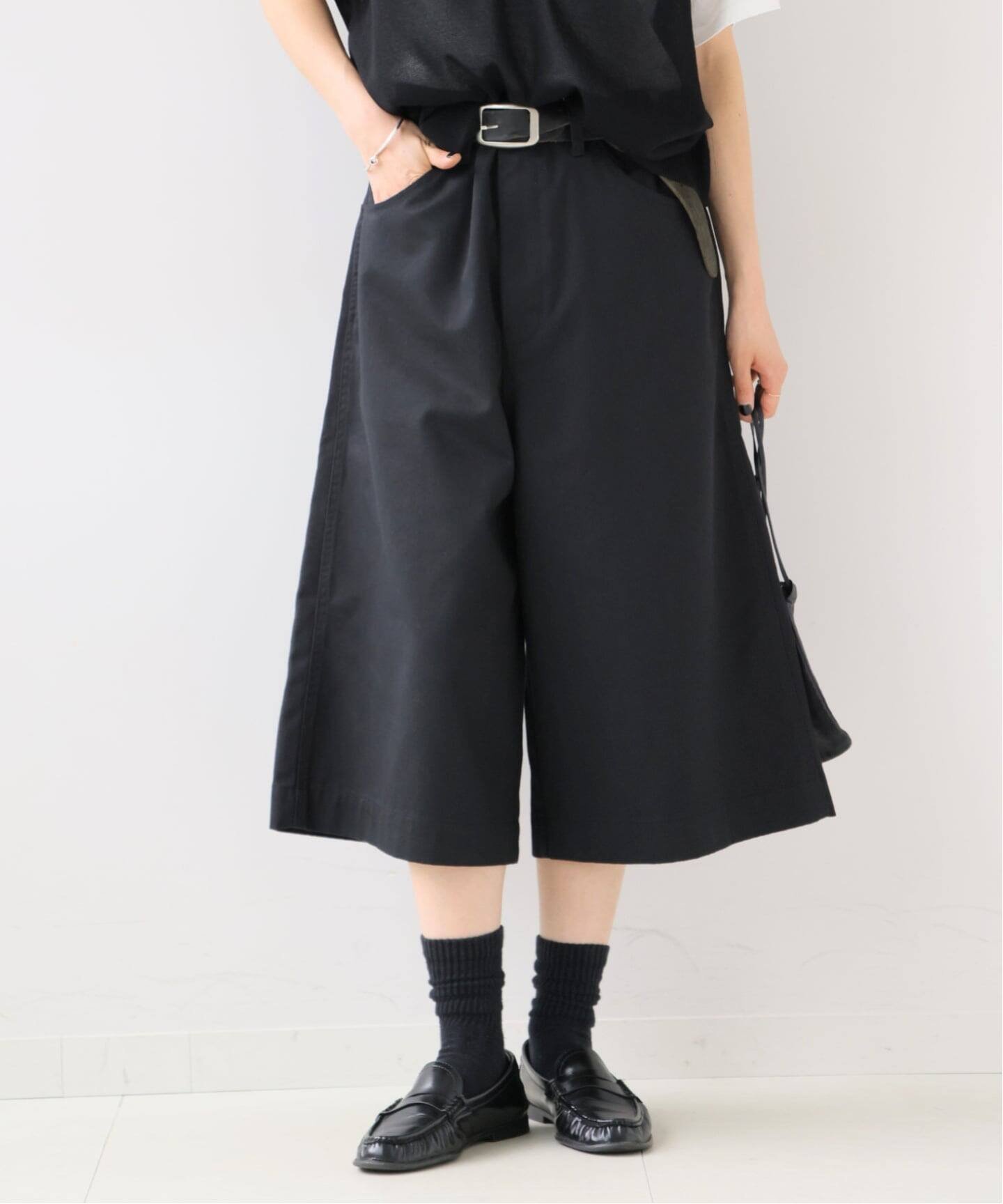 UNIVERSAL OVERALL U O ex SHORT OFFICER アウトドアプロダクツユージュアルシングス パンツ その他のパンツ ブラック ブラウン