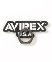 AVIREX 《直営店限定》BUNKER RING 039 AVIREX 039 / バンカー リング / スマホリング アヴィレックス ファッション雑貨 その他のファッション雑貨 ブラック グリーン