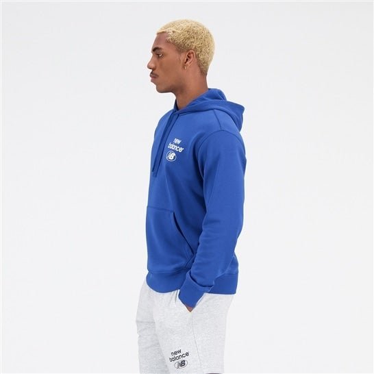 【SALE／50%OFF】New Balance NB Essentials スウェットプルオーバーフーディ ニューバランス トップス パーカー・フーディー ブルー