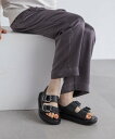 ナノユニバース NANO universe CAMINANDO/DOUBLE RING PLATFORM SANDALS ナノユニバース シューズ・靴 サンダル ブラック ベージュ【送料無料】