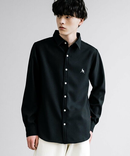Rocky Monroe Healthknit Product 日本製接触冷感レギュラーカラーシャツ ロッキーモンロー トップス シャツ・ブラウス ネイビー ホワイト ブラック【送料無料】 Rocky Monroe Healthknit Product 日本製接触冷感レギュラーカラーシャツ ロッキーモンロー トップス シャツ・ブラウス ネイビー ホワイト ブラック【送料無料】