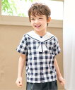 apres les cours 【リンク】セーラーカラーシャツ エフオーオンラインストア トップス シャツ・ブラウス ホワイト ブルー