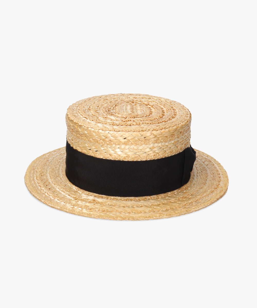 arth arth HANAMUGI BOATER HAT / アース オーバーライド 帽子 ハット ホワイト【送料無料】