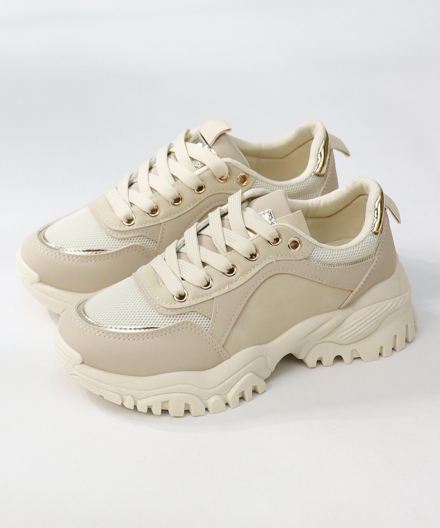 【SALE/20%OFF】LOVEHUNTER 4.5cmヒール ワンピース オフィス 厚底ダッドスニーカー ☆2250 サンエーフットウェアー シューズ・靴 ...