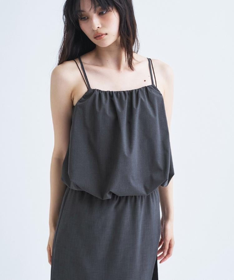 CODE A balloon cami コードエー トップス シャツ・ブラウス ホワイト