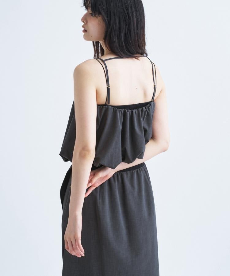 CODE A balloon cami コードエー トップス シャツ・ブラウス ホワイト