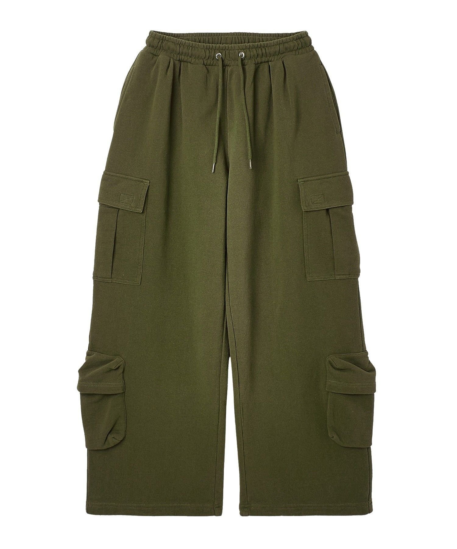 X-girl VARIOUS POCKET SWEATPANTS エックスガール パンツ その他のパンツ グリーン ブラック