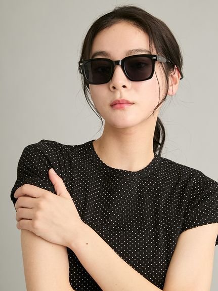 Mila Owen メタルポイントスクエアサングラス ミラオーウェン ファッション雑貨 メガネ ブラック【送料無料】 stylife-15673990 Rakuten Fashion サンプル画像3
