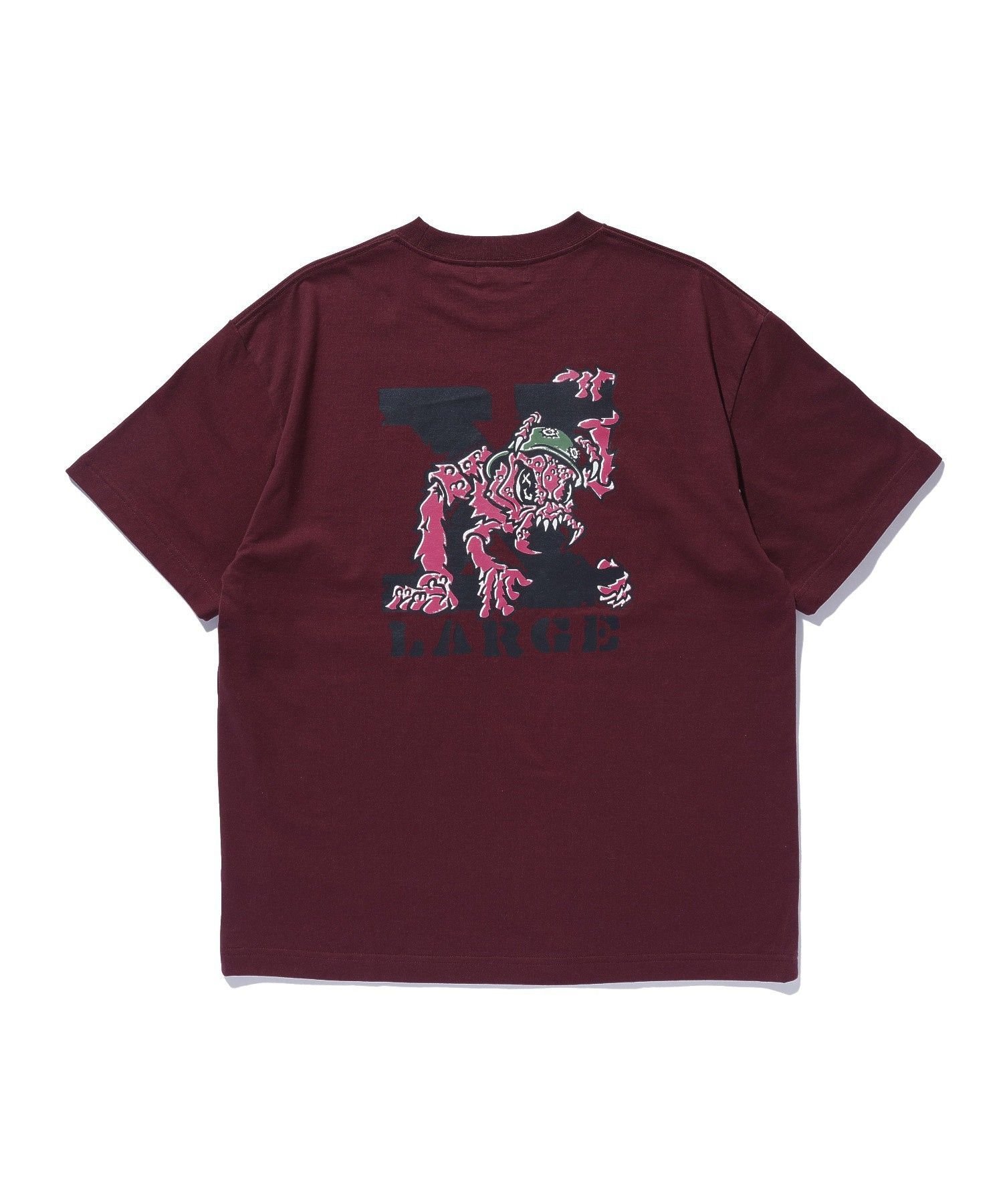 WORKER S/S TEE エクストララージ トップス カットソー・Tシャツ グレー ホワイト