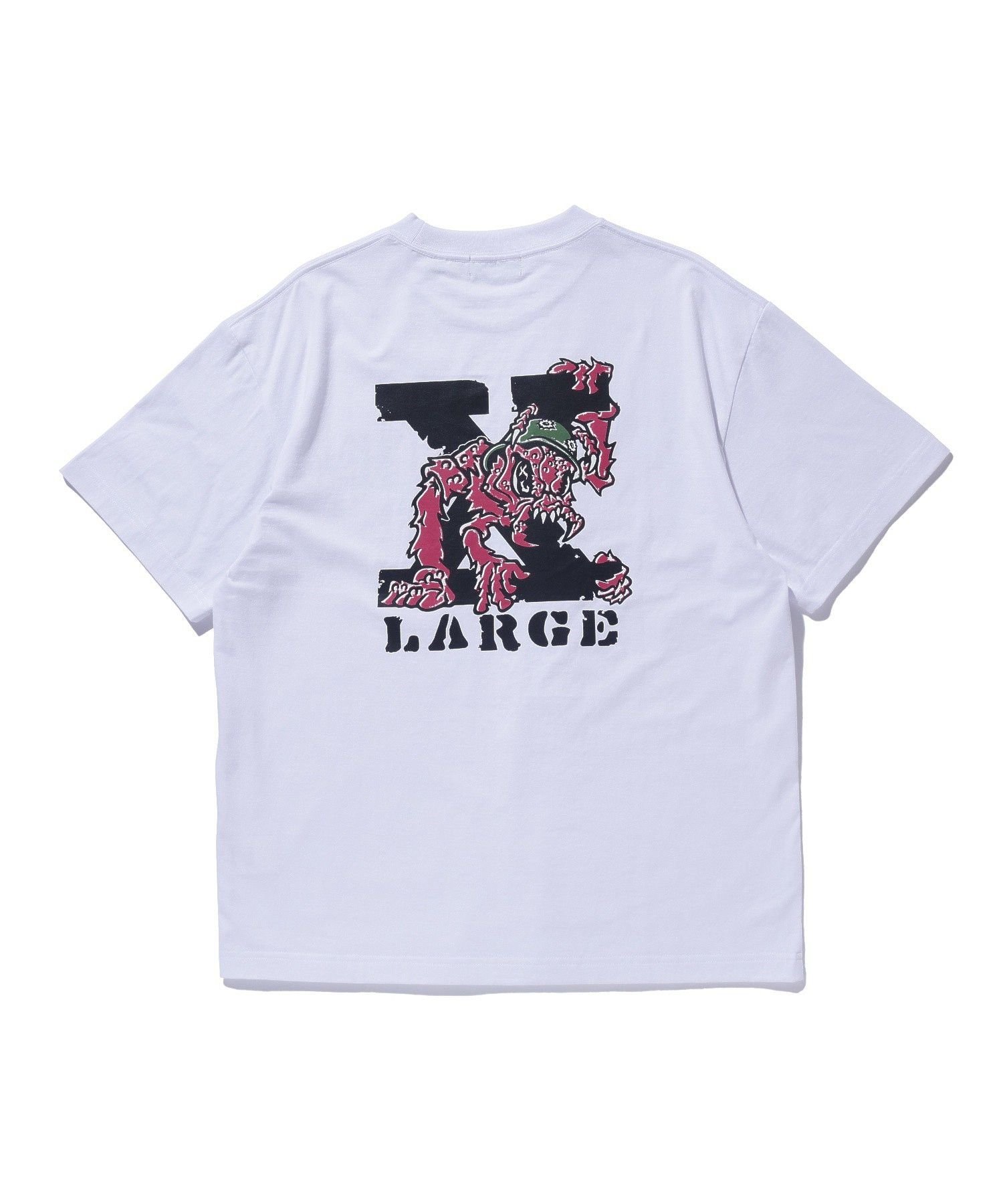 XLARGE WORKER S/S TEE エクストララージ トップス カットソー・Tシャツ グレー ホワイト【送料無料】