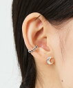 quip queint quip queint/moon stud pierce SILVER ムーン スタッド ピアス SILVER925 クイップクエイント QU057 セットアップセブン アクセサリー・腕時計 ピアス シルバー【送料無料】