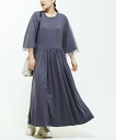 【SALE/40%OFF】CONVERSE TOKYO WOMEN TULLE DOCKING DRESS コンバーストウキョウ ワンピース・ドレス ワンピース ブルー ブラック【送料無料】