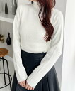 【SALE/40%OFF】Heather ビジュータートルニット ヘザー トップス ニット ホワイト ブラック