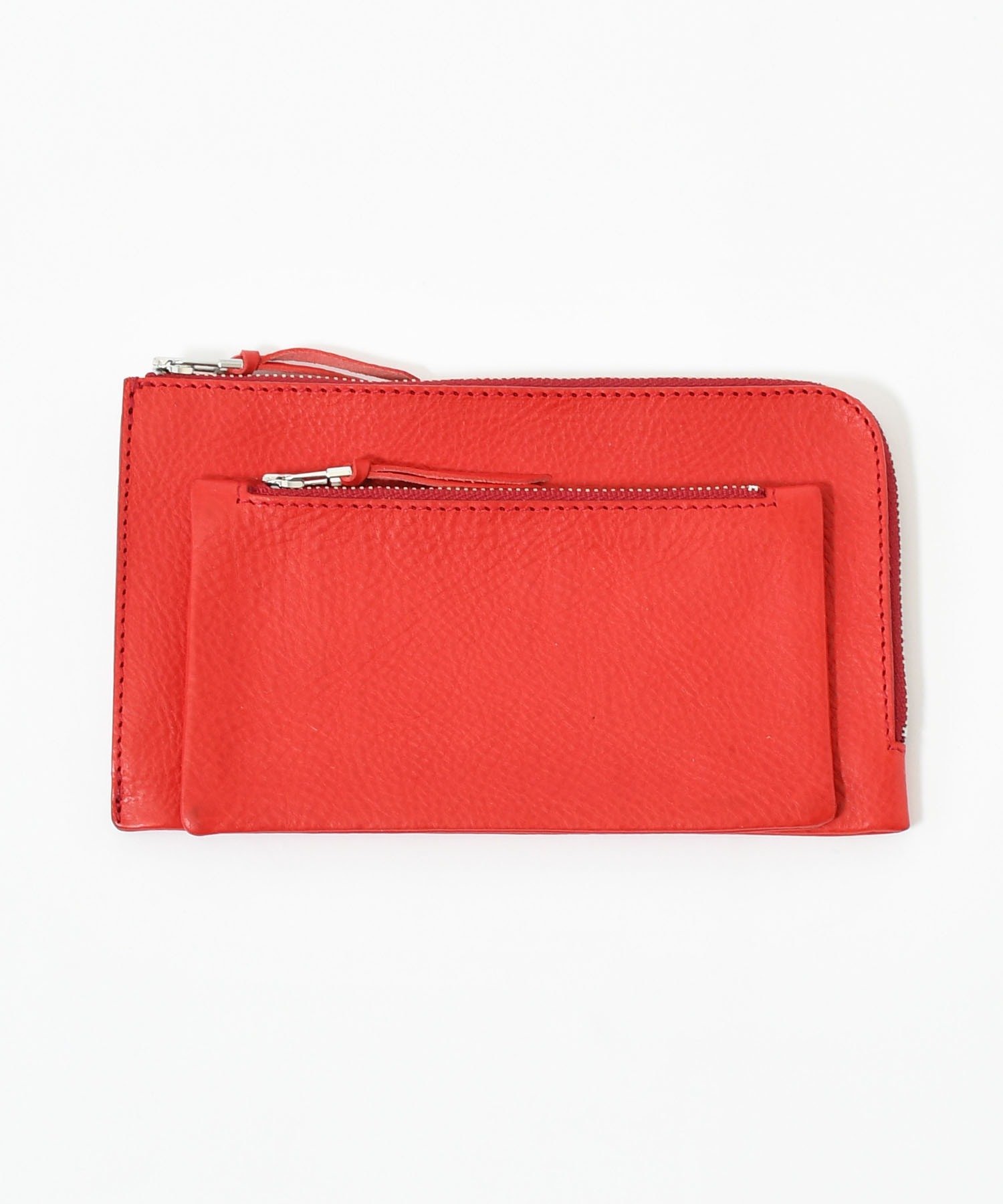 Johnbull Private labo ダブルポーチウォレット ジョンブルプライベートラボ 財布・ポーチ・ケース ポーチ レッド ブルー【送料無料】