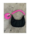 Rouge vif la cle 【cheek/チーク】rund shoulder C25001 ショルダーバック ルージュ・ヴィフ ラクレ バッグ ショルダーバッグ ブラック【送料無料】