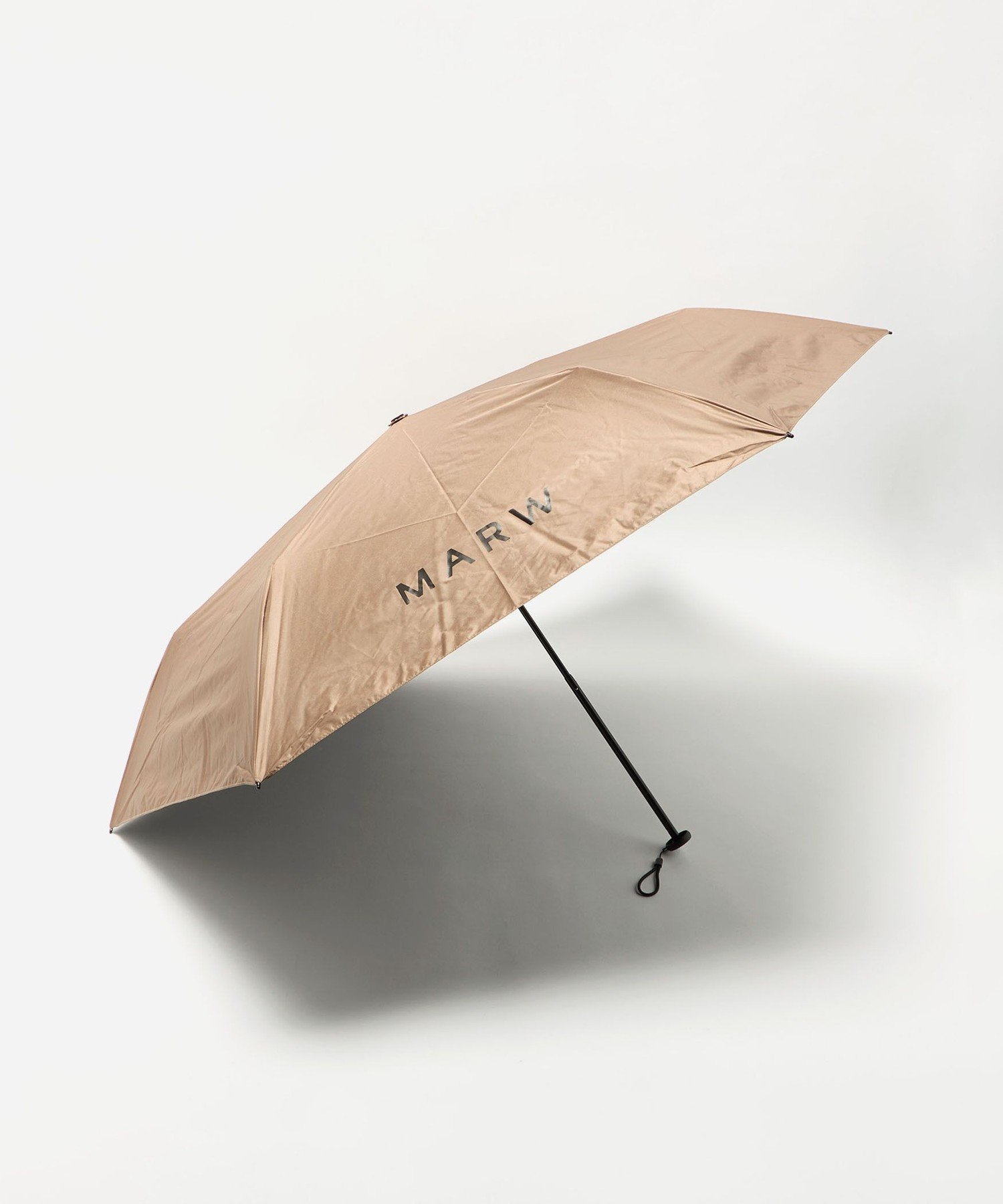 【SALE／40%OFF】MARW UNITED ARROWS ＜MARW UNITED ARROWS＞ロゴ 折り畳み傘 晴雨兼用 ビューティー＆ユース　ユナイテッドアローズ ファッション雑貨 傘・長傘 ホワイト ブラック ブラウン