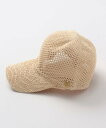 【SALE/50%OFF】欧州航路 【欧州航路】シェブロンブリムCAP アミナコレクション 帽子 キャップ ブラウン ブラック ベージュ