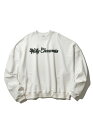 WILLY CHAVARRIA AIRBRUSH CURSIVE LOGO BOMBER CREW EB[`oA gbvX XEFbgEg[i[ zCgyz