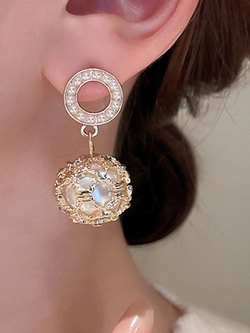 【SALE／20%OFF】Coo+i パールボールデザインピアス スレンダー アクセサリー・腕時計 ピアス ゴールド