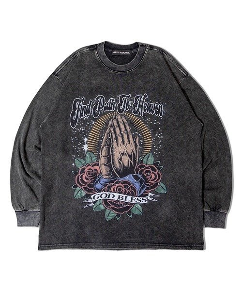 GA PIGMENT-GOD LS TEE(MENS) ジャックローズ トップス カットソー・Tシャツ