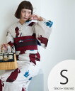 Nico@ntique ニコアンティーク 浴衣3点セット 赤と青の帆船 Sサイズ ウタタネ 着物・浴衣・和装小物 浴衣 ベージュ【送料無料】