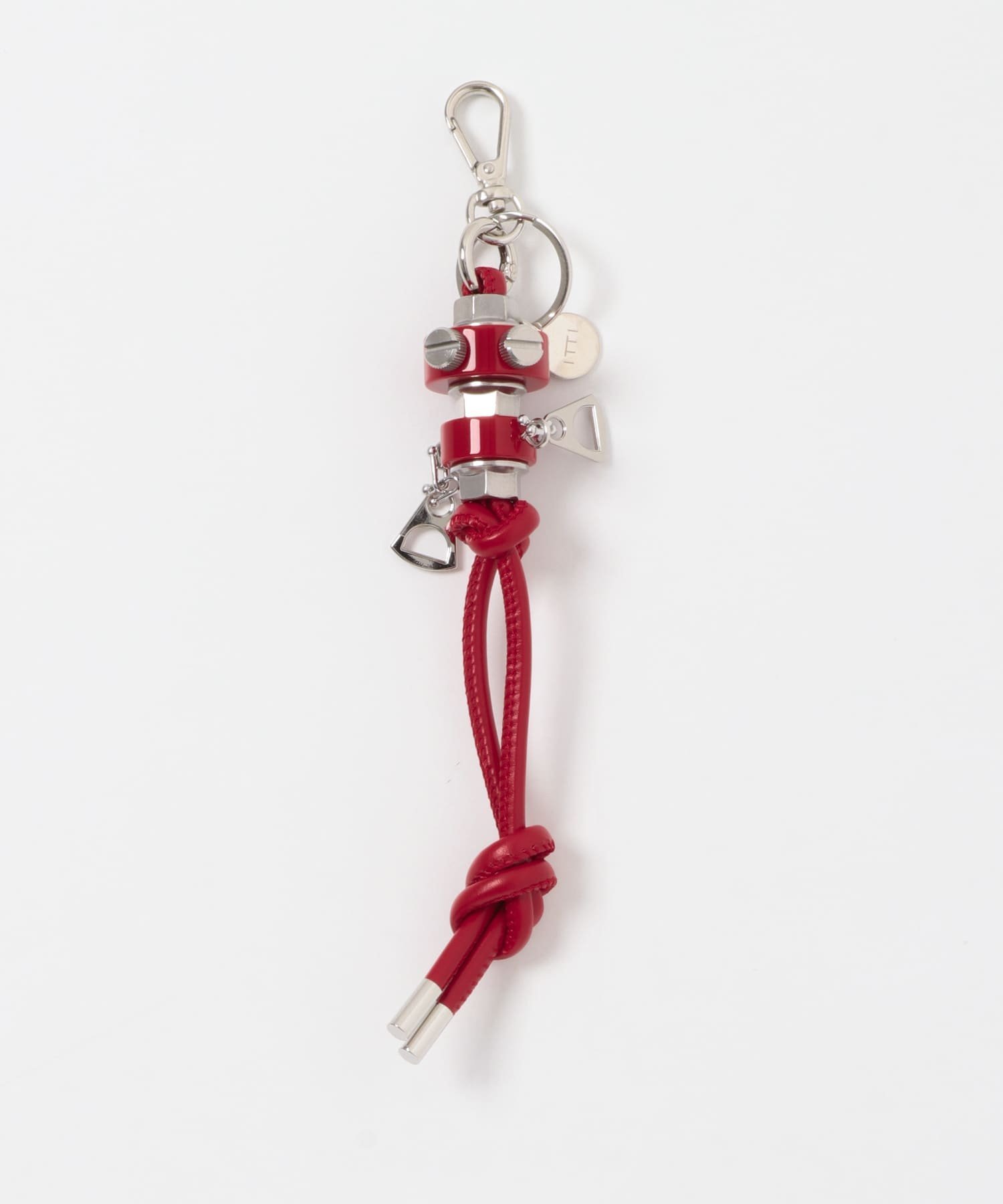 URBAN RESEARCH ITTI CRISTY ROBOT KNOT CHARM アーバンリサーチ ファッション雑貨 チャーム・キーチェーン ブラック レッド【送料無料】