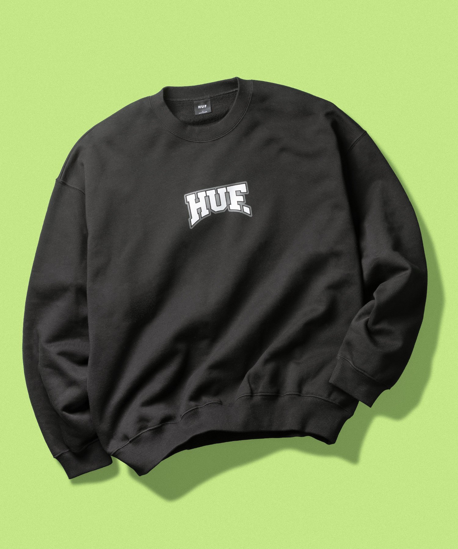 Rakuten - HUF HOME TEAM CREWNECK / HUF ハフ スウェット ハフ トップス スウェット・トレーナー グレー ブラック【送料無料】