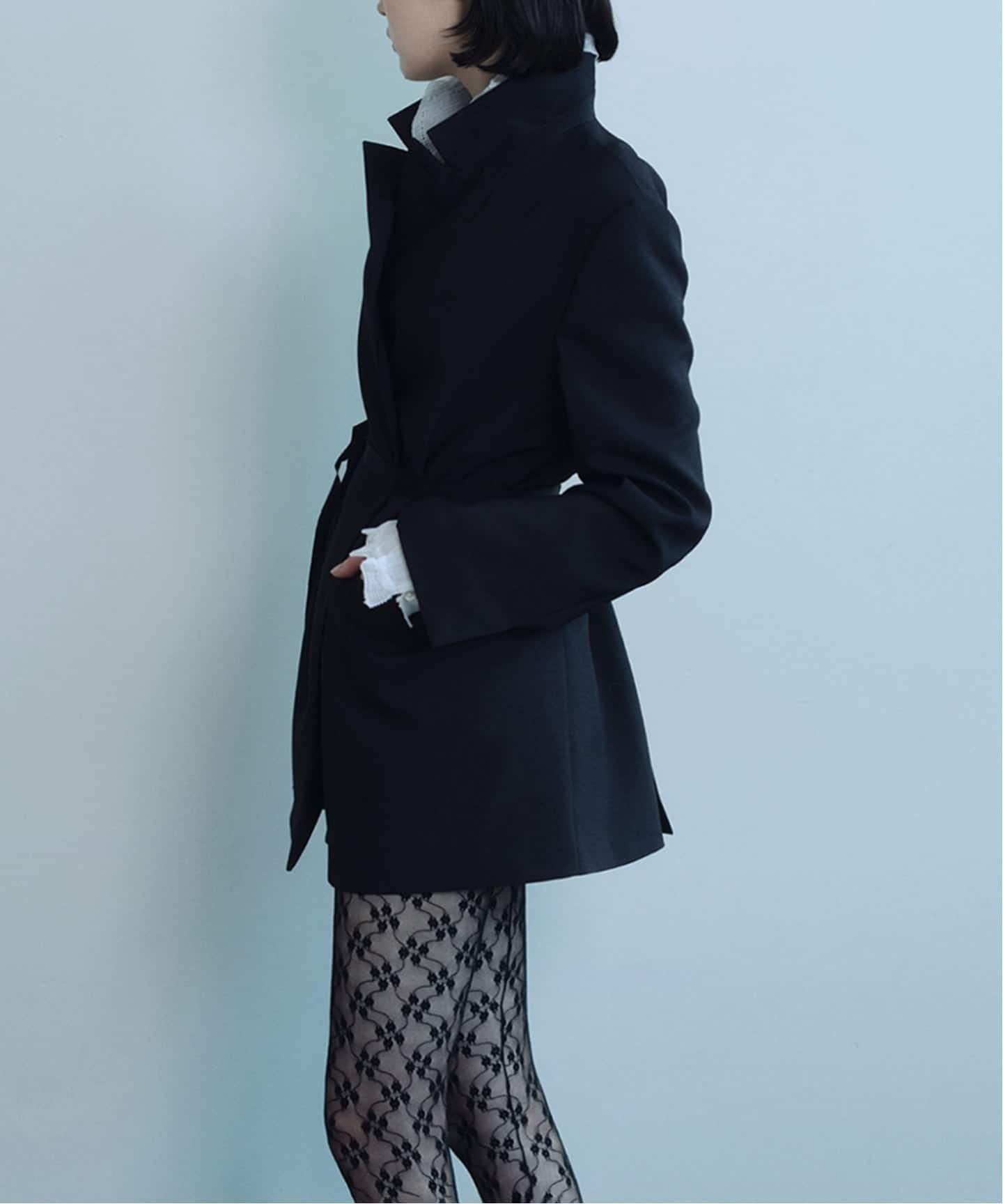 フロントリボン ダブルジャケット エディット フォー ルル ジャケット・アウター その他のジャケット・アウター ブラック