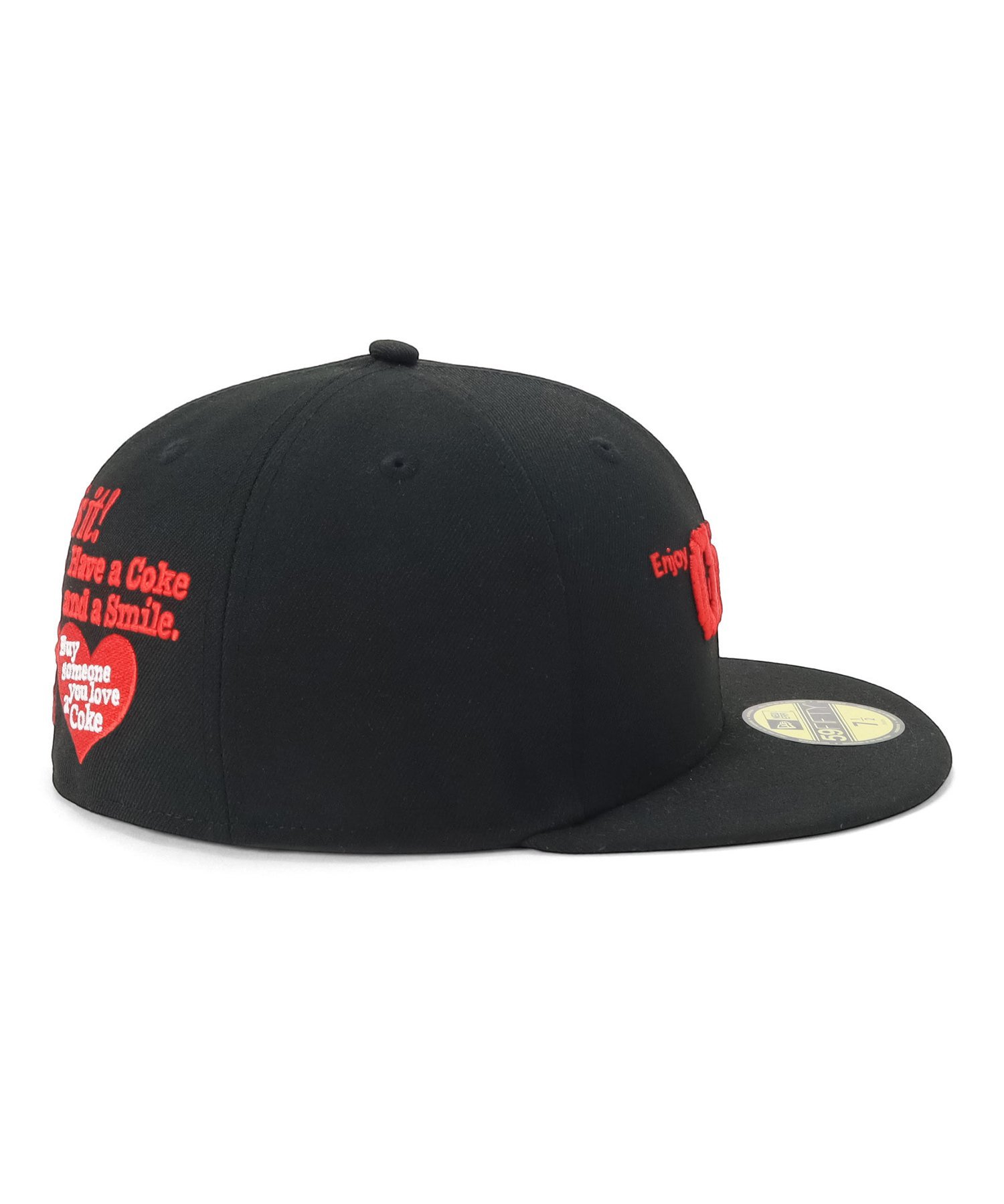 ニューエラ キャップ 59FIFTY コカコーラ オンスポッツ 帽子 キャップ ブラック