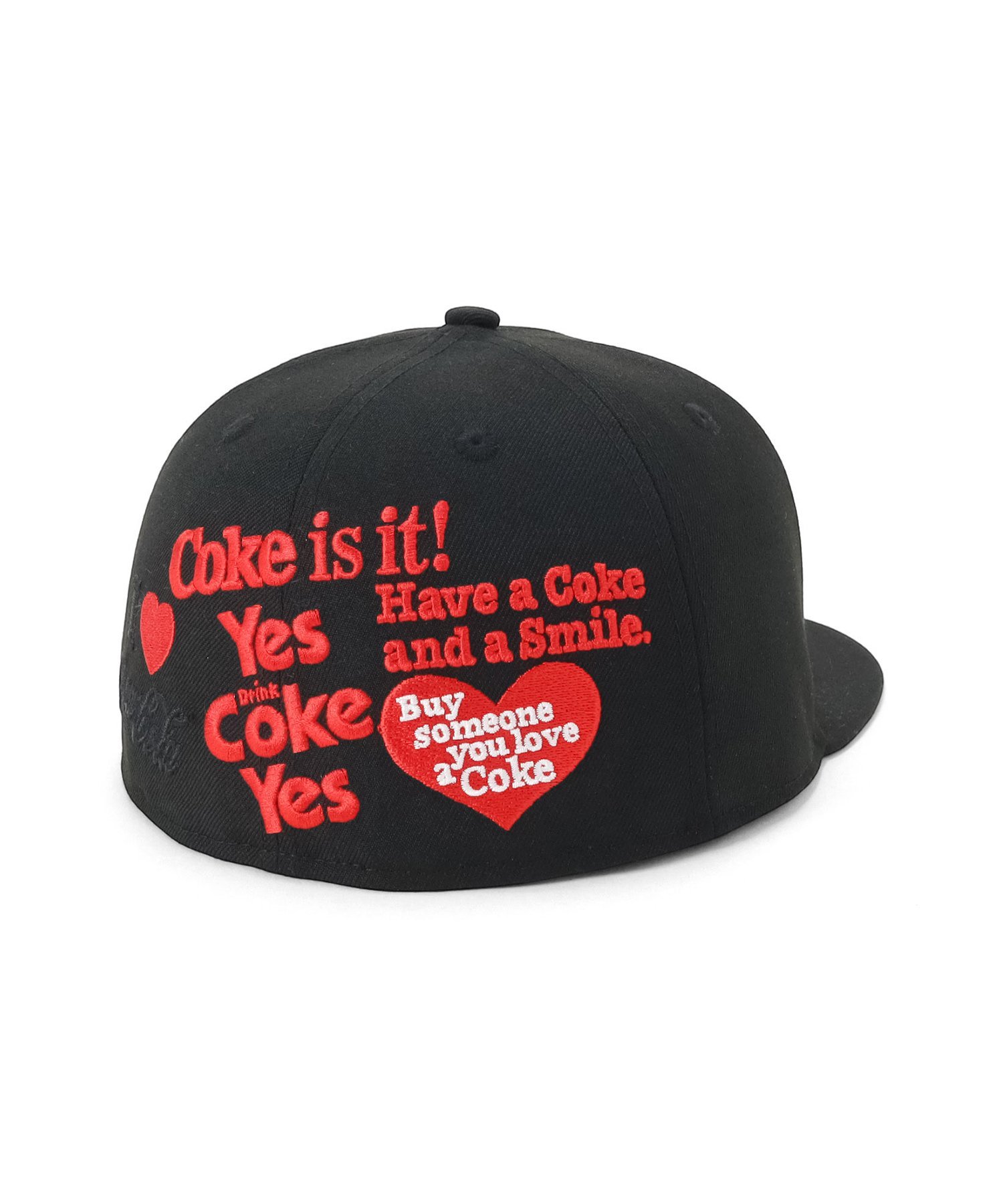 ニューエラ キャップ 59FIFTY コカコーラ オンスポッツ 帽子 キャップ ブラック