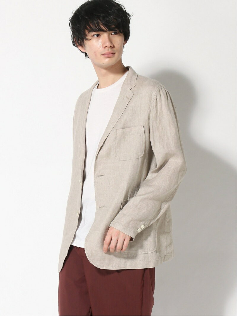 Linen 3-button Sport Coat 11161572887: Natural