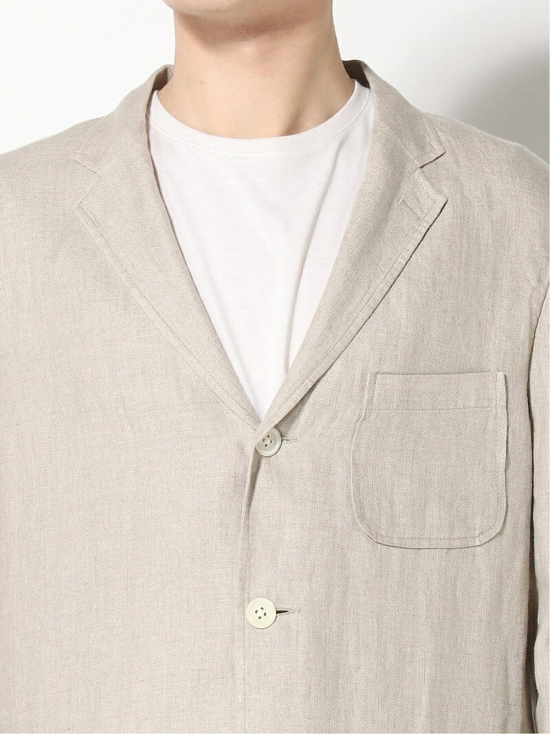 Linen 3-button Sport Coat 11161572887: Natural