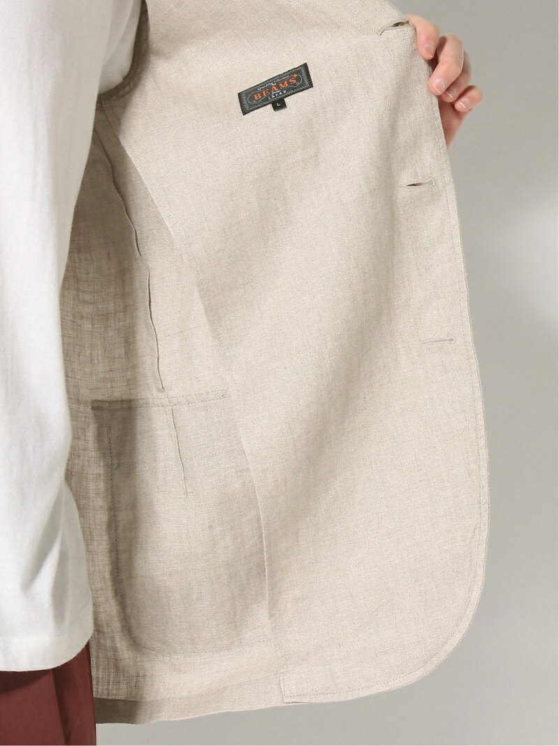 Linen 3-button Sport Coat 11161572887: Natural